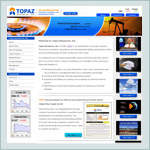 Web Design: Topaz Resources, Inc.
